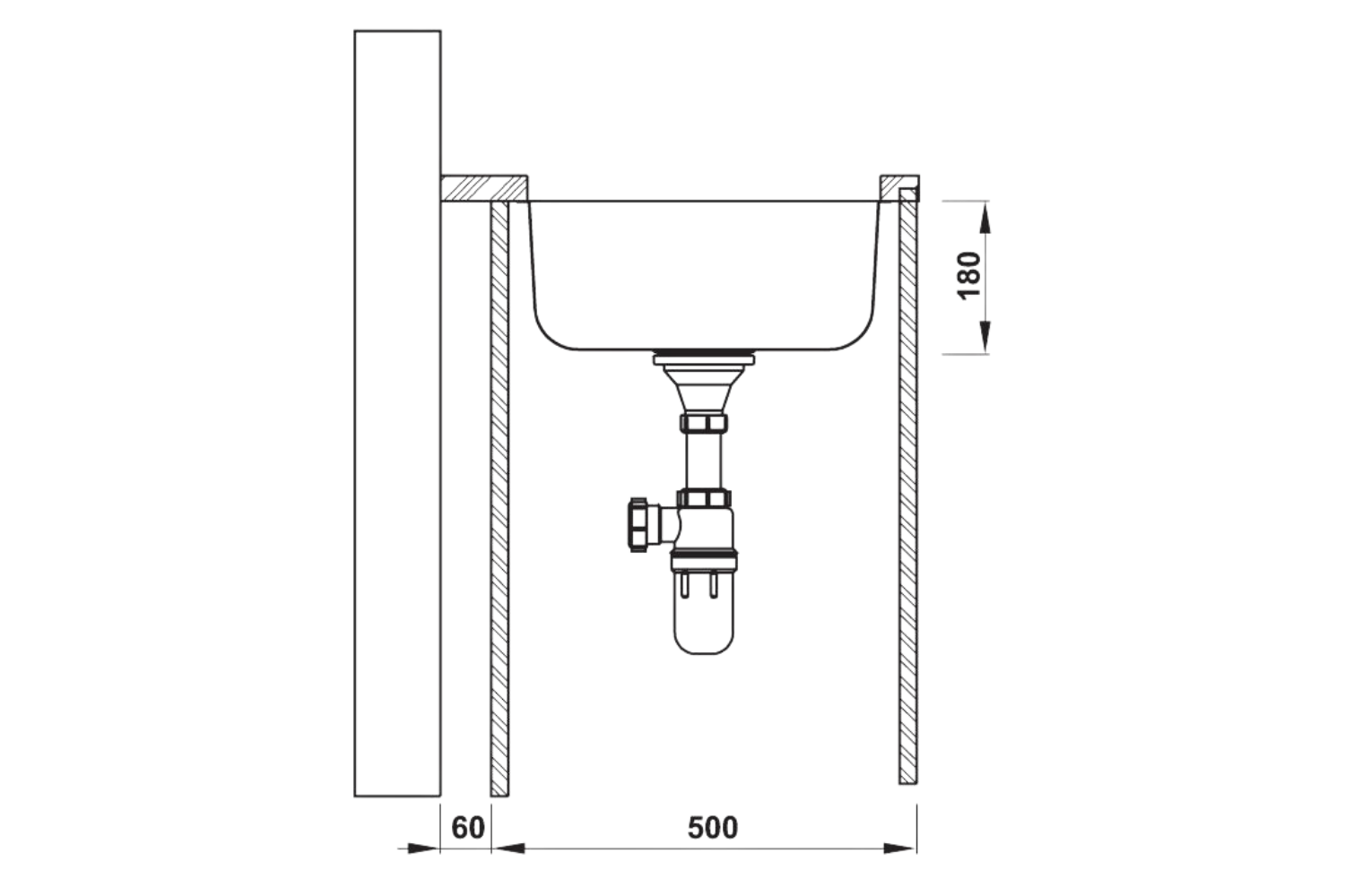 Chậu Rửa Bát 1 Hố Inox 304 Hafele HS20-SSN1R50 567.24.000