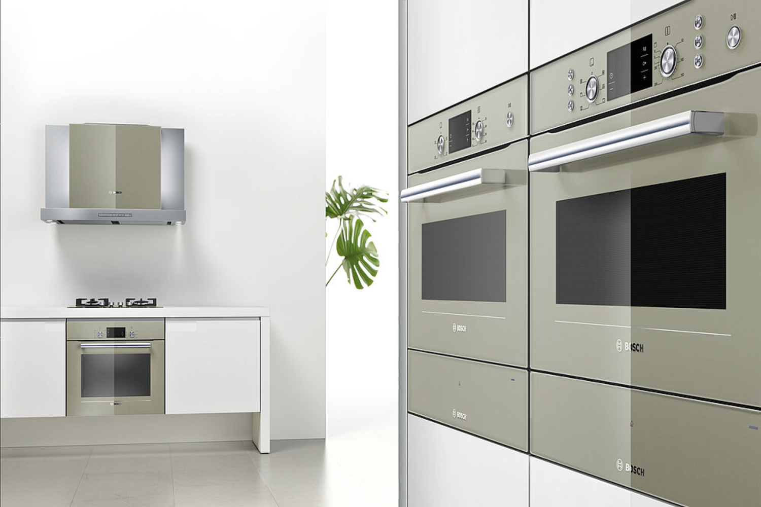 Lò Vi Sóng Có Nướng Bosch HBC84K533 Serie 8 | Lắp Âm 36 Lít