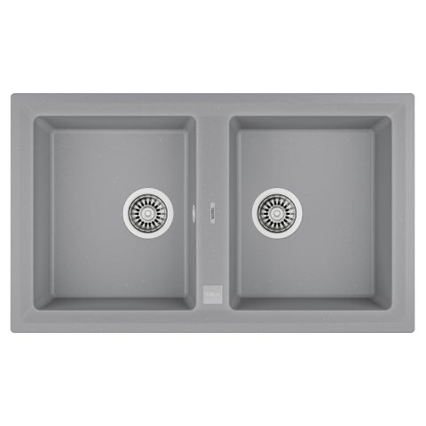 Chậu Rửa Bát 2 Hố Đá Teka STONE 90 B-TG 2B 115260007 | Màu Xám