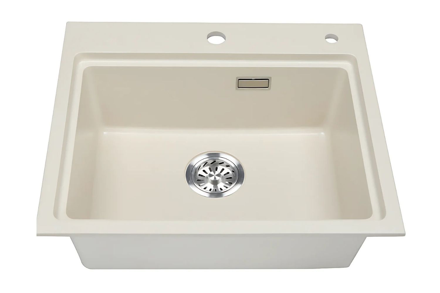 Chậu Rửa Bát 1 Hố Bằng Đá Granstone Hafele Essence HS22-GEN1S60M (577.25.420) | Màu Kem