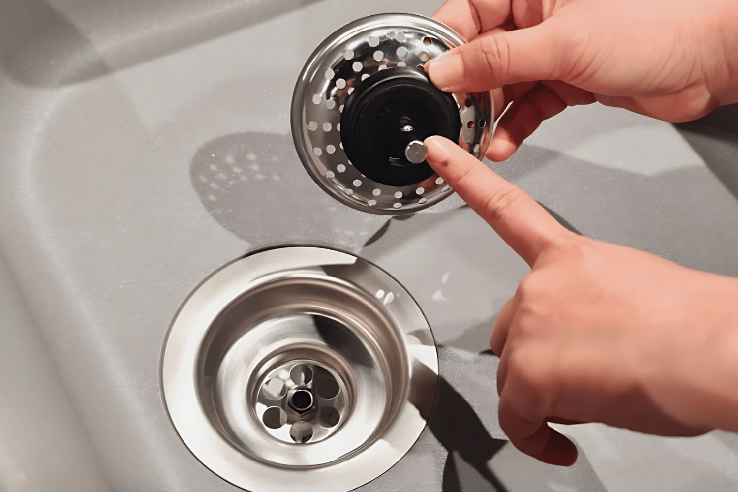 Chậu Rửa Bát 1 Hố Bằng Đá Granite Hafele HS19-GEN1S60 (570.35.430) | Màu Kem