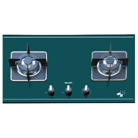 Bếp Gas Đôi Malloca AS 9402G (Màu Xanh Rêu) - Bếp Âm 02 Vùng Nấu