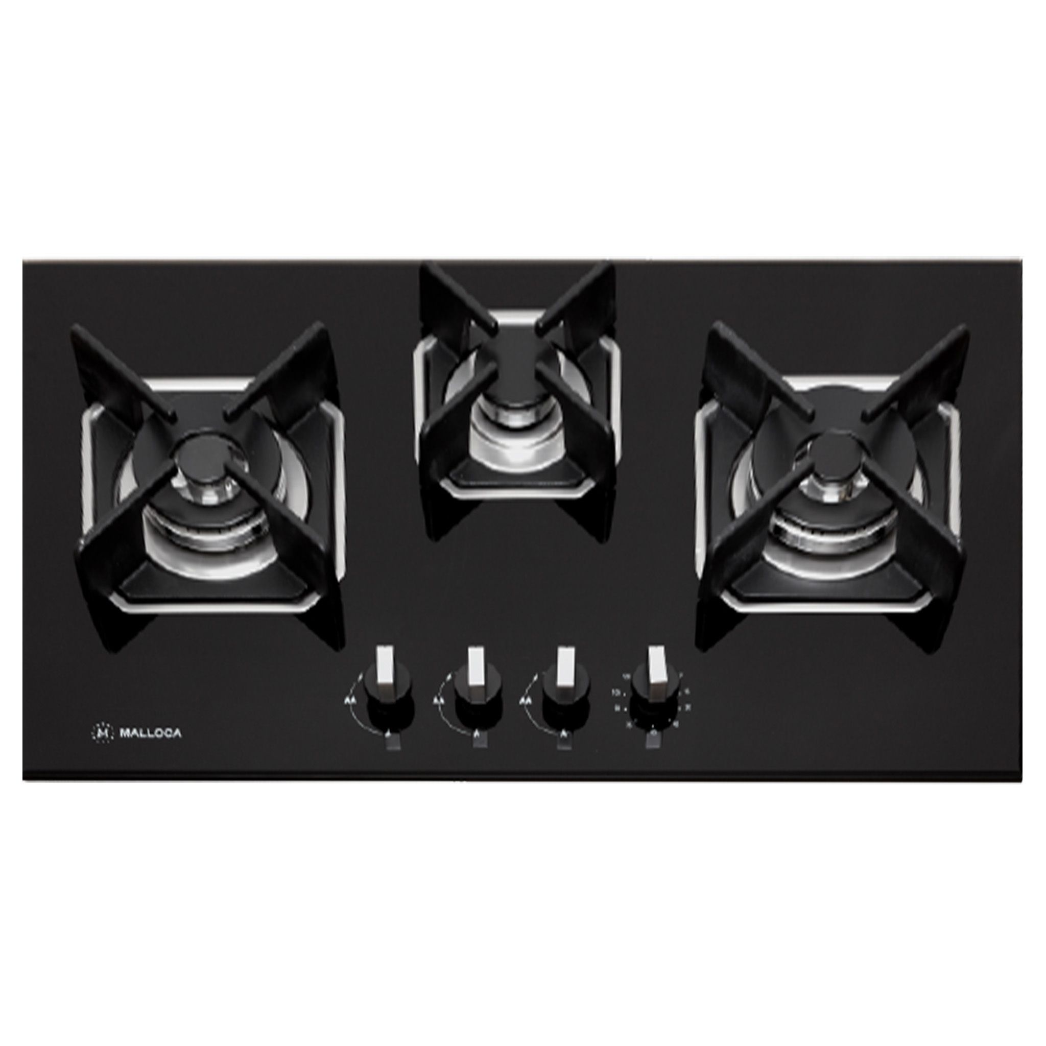 Bếp Gas Malloca AS 9603B - Bếp Âm 03 Vùng Nấu