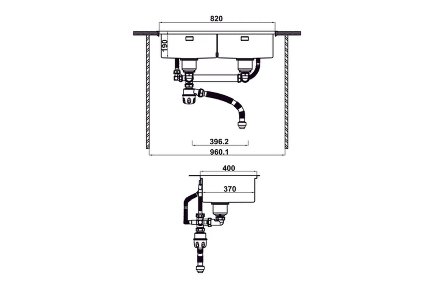 Chậu Rửa Bát 2 Hố Inox Hafele - WS R10 HS25-SSN2S-8650 567.94.024