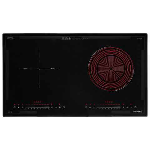 Bếp Điện Từ Đôi Hafele HC-H7321B (536.61.856) | Lắp Âm 01 Điện 01 Từ