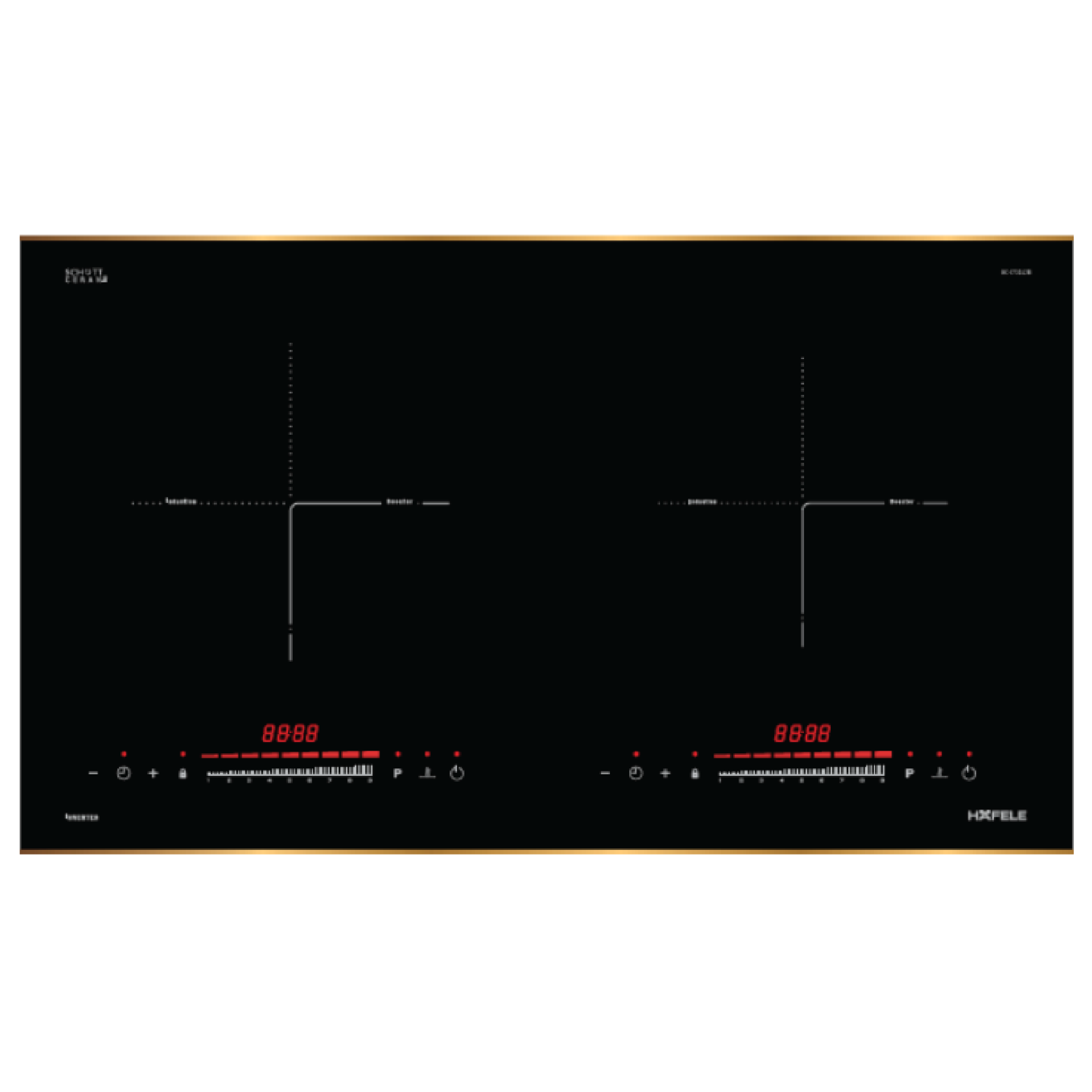Bếp Từ Đôi Hafele HC-I73242B (536.61.857) | Lắp Âm 02 Vùng Nấu