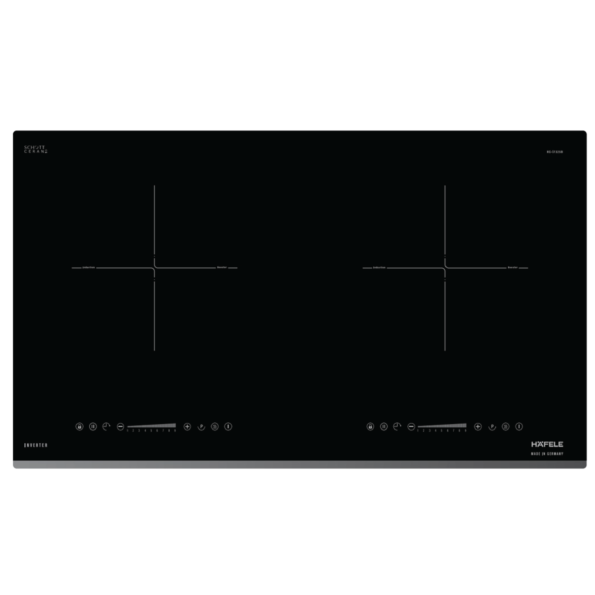 Bếp Từ Đôi Hafele HC-I7325B (533.09.979) | Lắp Âm 02 Vùng Nấu