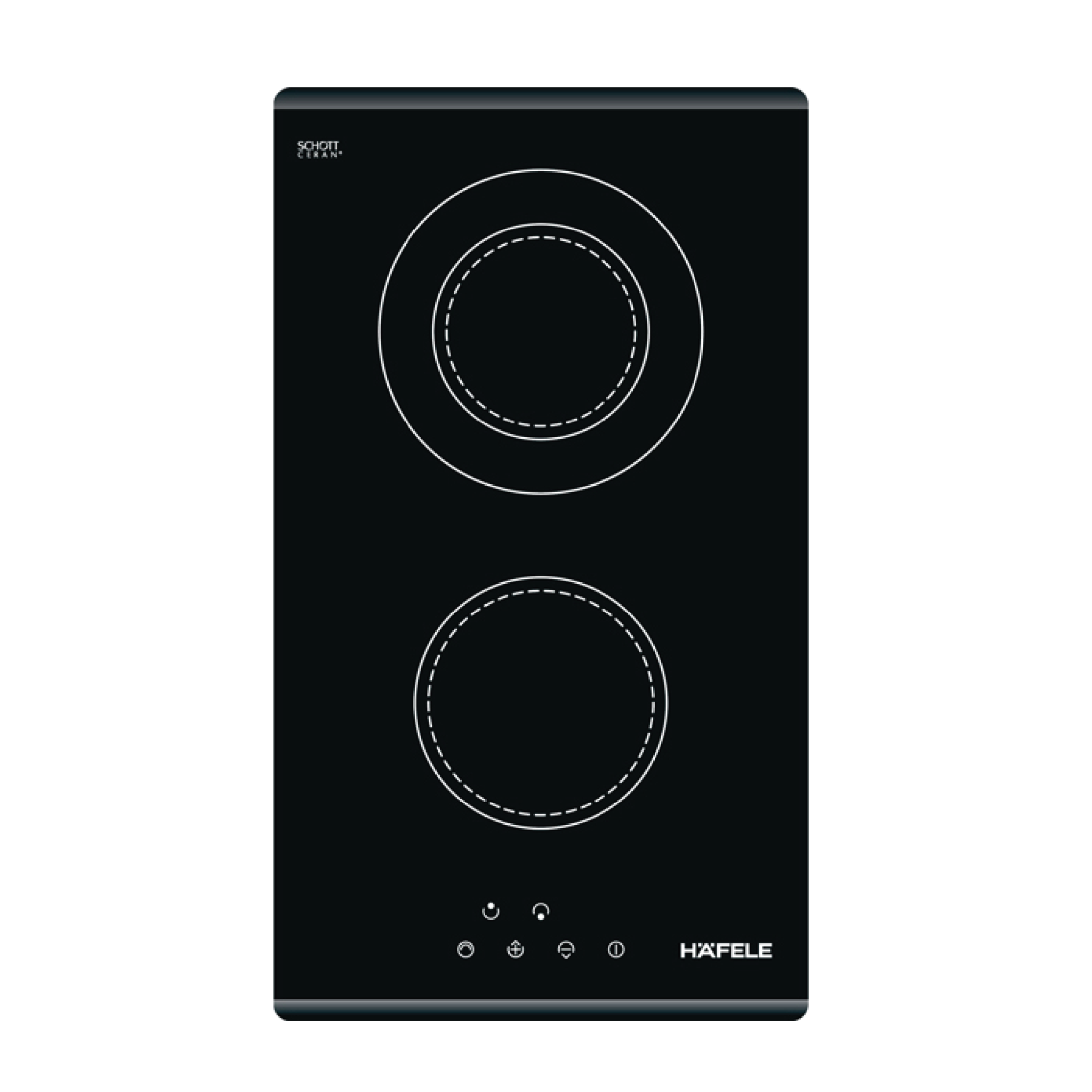 Bếp Điện Đôi Âm Domino Hafele HC-R302A (536.01.620) | 02 Vùng Nấu Hồng Ngoại