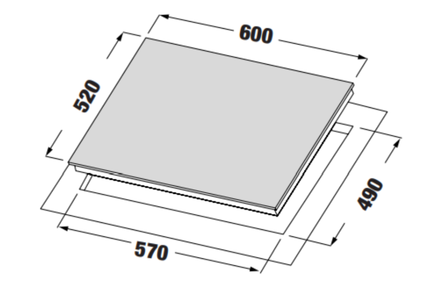 Bếp Từ KAFF KF - SQ5463I Fabio | Lắp Âm 03 Vùng Nấu