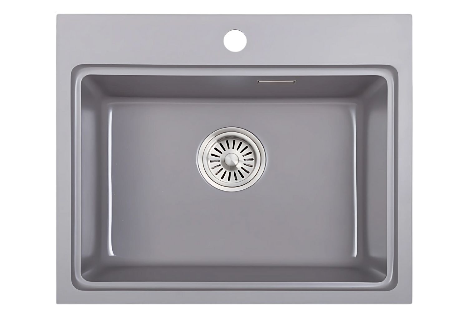 Chậu Rửa Bát 1 Hố Bằng Đá Granstone Hafele Essence HS22-GEN1S60M (577.25.520) | Màu Xám