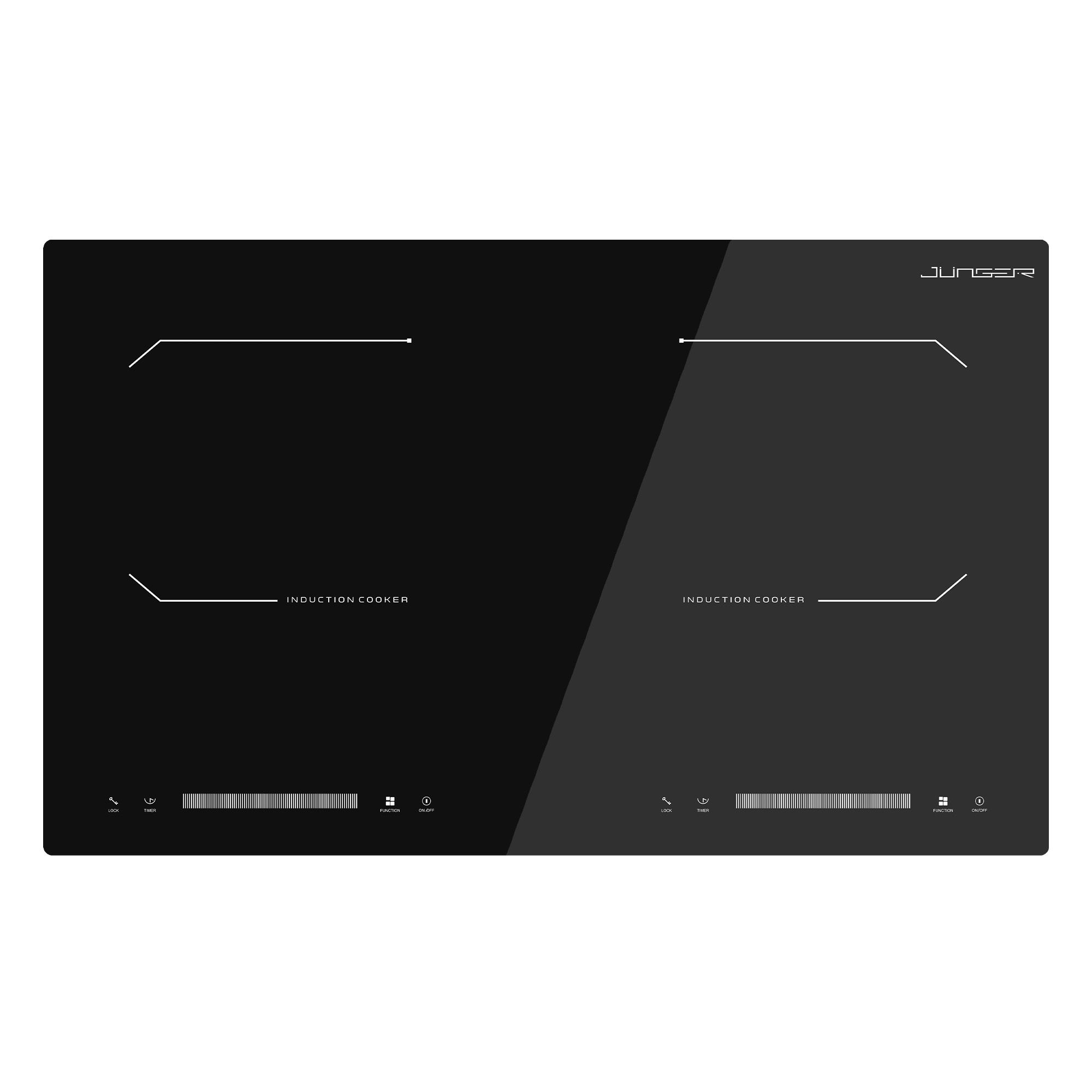 Bếp Từ Đôi Junger CEJ-202-II | Lắp Âm/Dương 2 Vùng Nấu