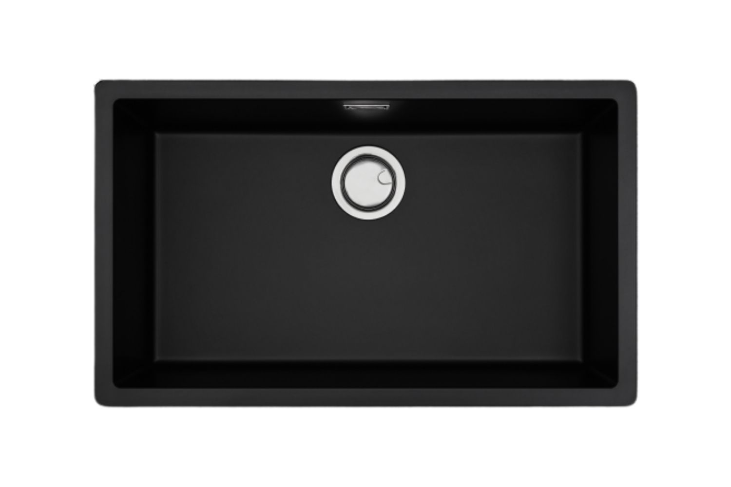 Chậu Rửa Bát 1 Hố Bằng Đá Granite Malloca ZEN K-13040 | Màu Đen