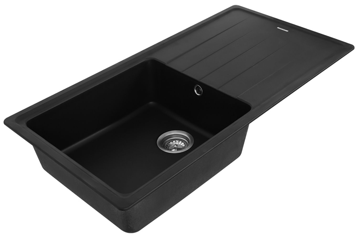 Chậu Rửa Bát 1 Hố Bằng Đá Granite Hafele HS20-GED1S60 (570.32.330) | Màu đen