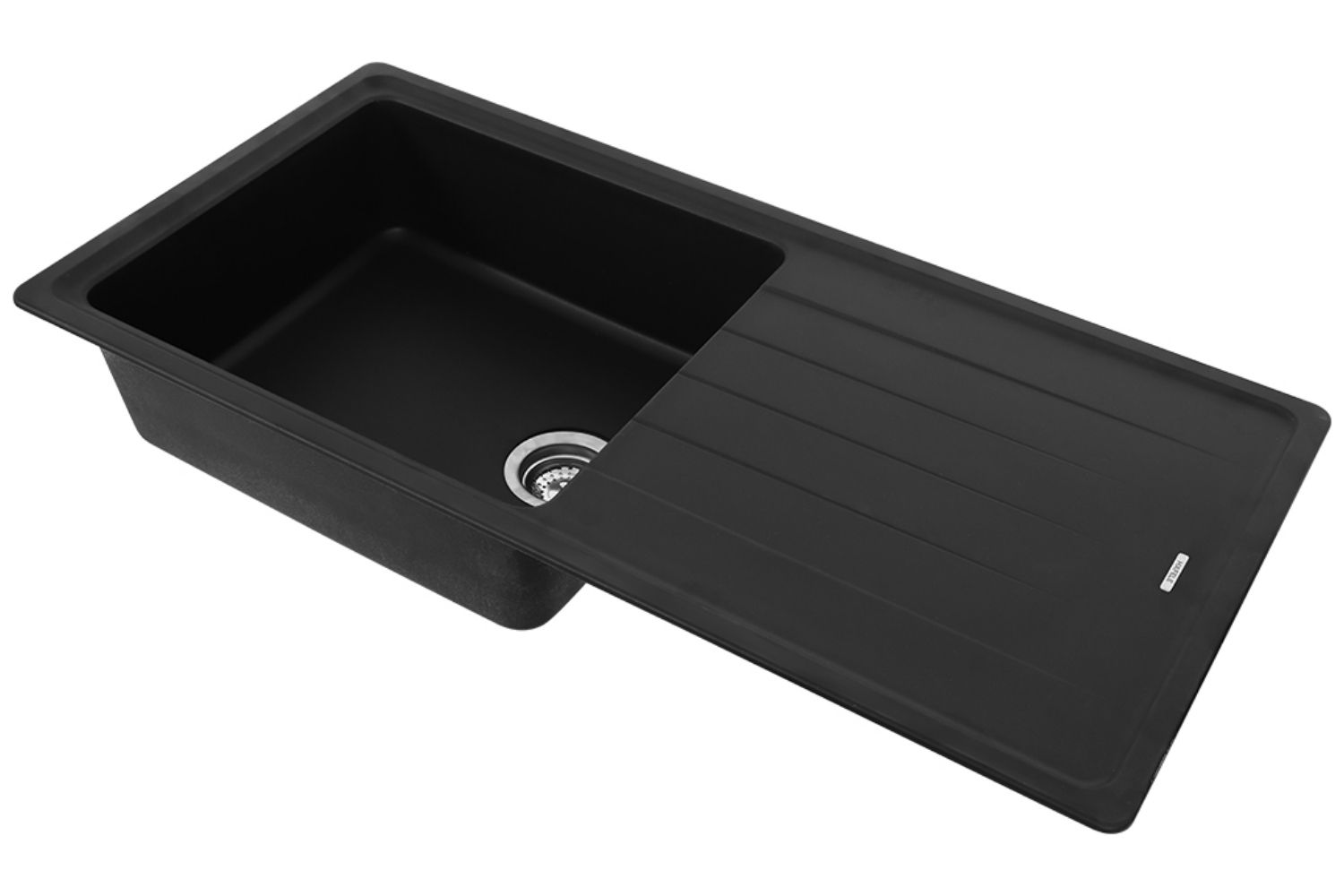 Chậu Rửa Bát 1 Hố Bằng Đá Granite Hafele HS20-GED1S60 (570.32.330) | Màu đen