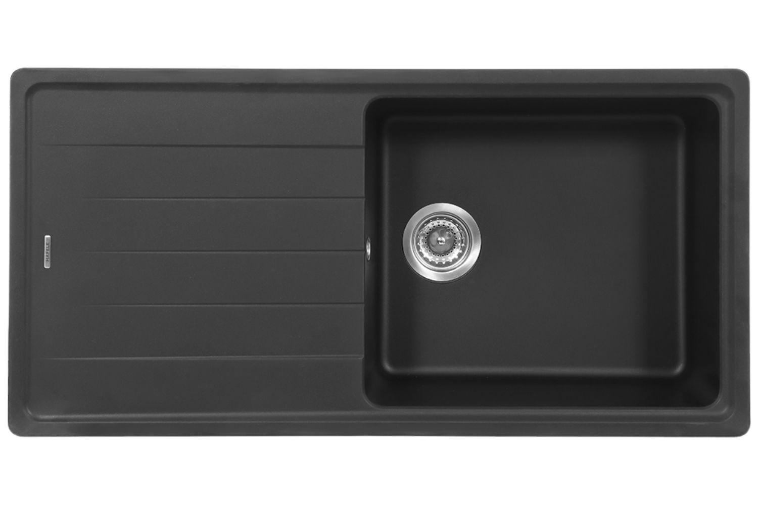 Chậu Rửa Bát 1 Hố Bằng Đá Granite Hafele HS20-GED1S60 (570.32.330) | Màu đen