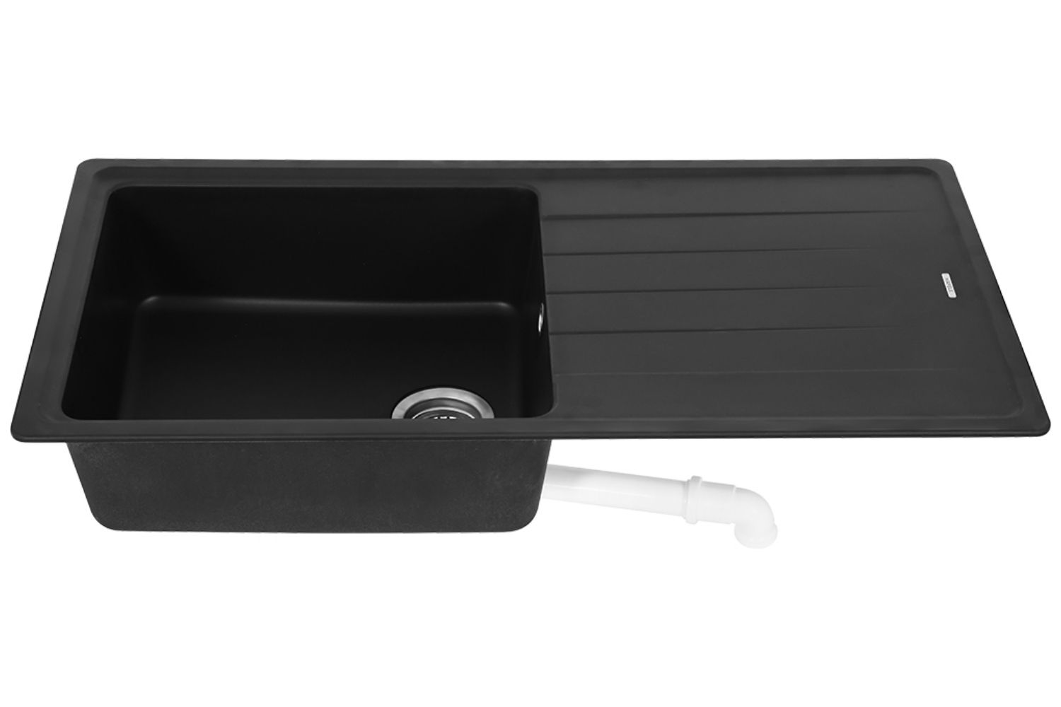 Chậu Rửa Bát 1 Hố Bằng Đá Granite Hafele HS20-GED1S60 (570.32.330) | Màu đen