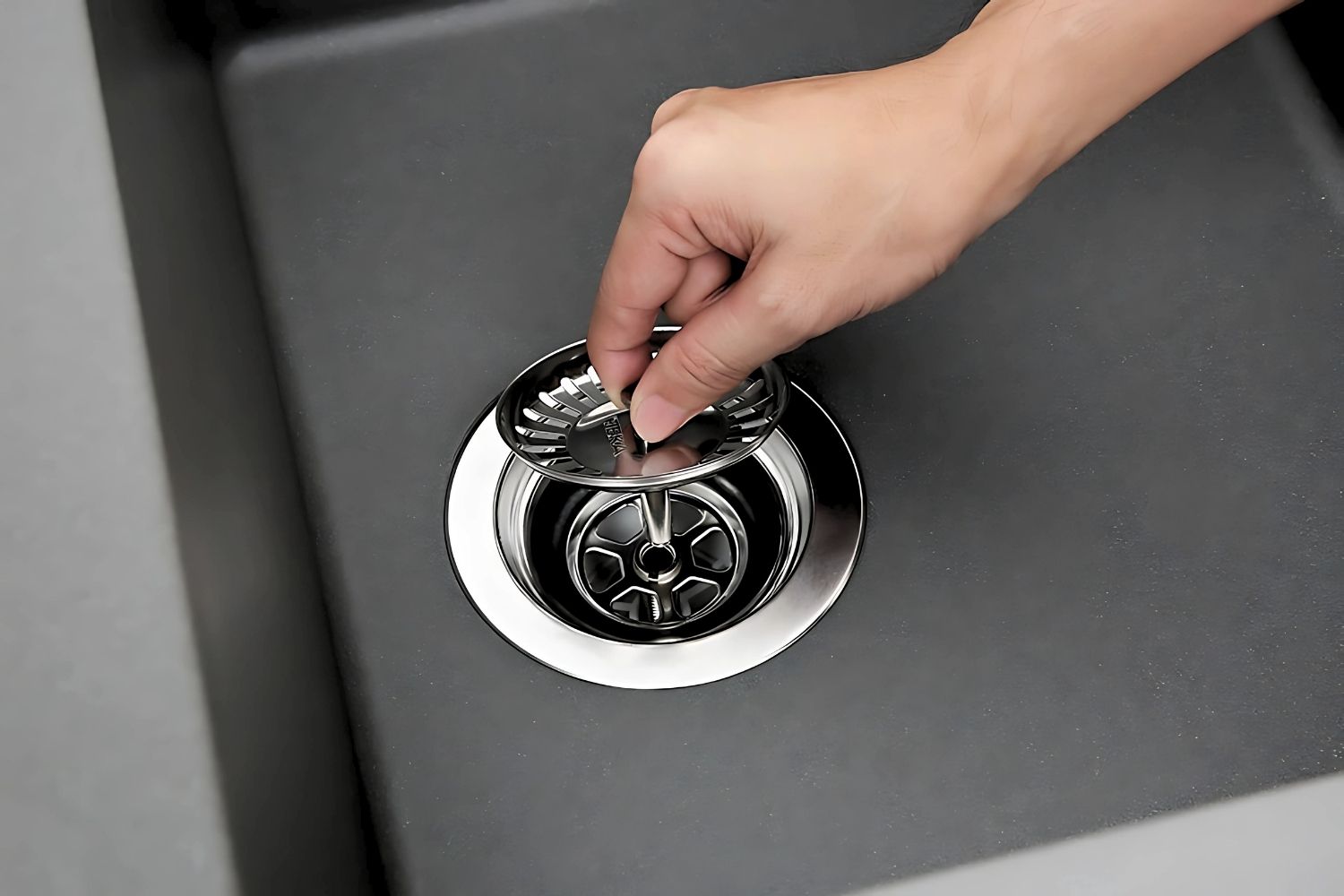 Chậu Rửa Bát 1 Hố Đá Teka FORSQUARE 72.40 TG 115230000 | Màu Đen