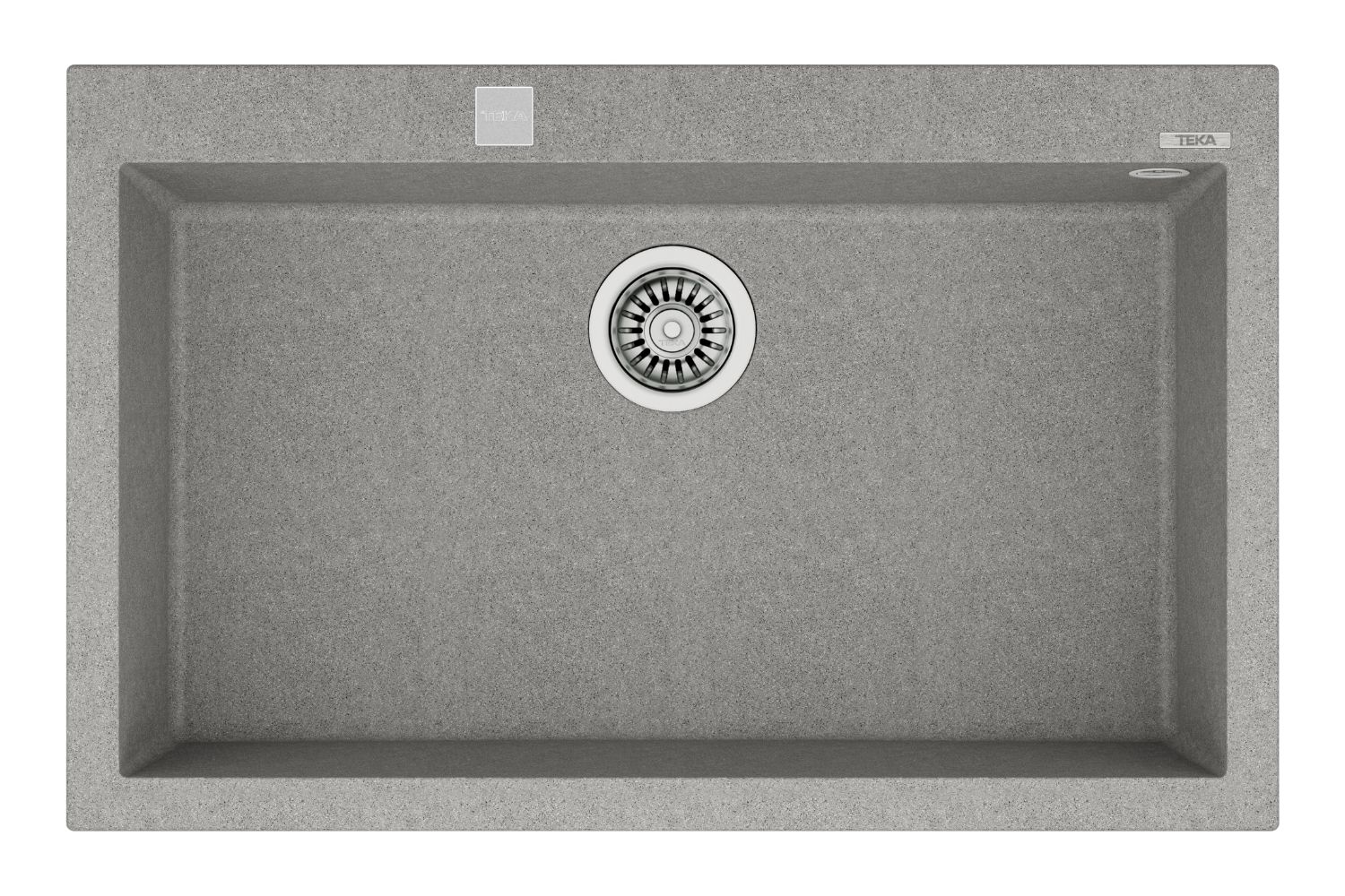 Chậu Rửa Bát 1 Hố Đá Teka FORSQUARE 72.40 TG | Màu Xám Xi Măng