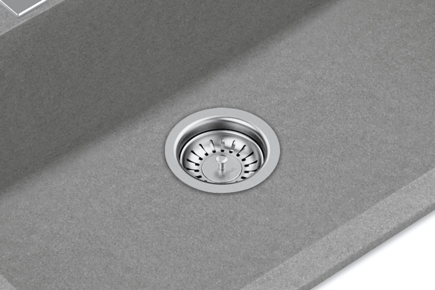 Chậu Rửa Bát 1 Hố Đá Teka FORSQUARE 72.40 TG | Màu Xám Xi Măng