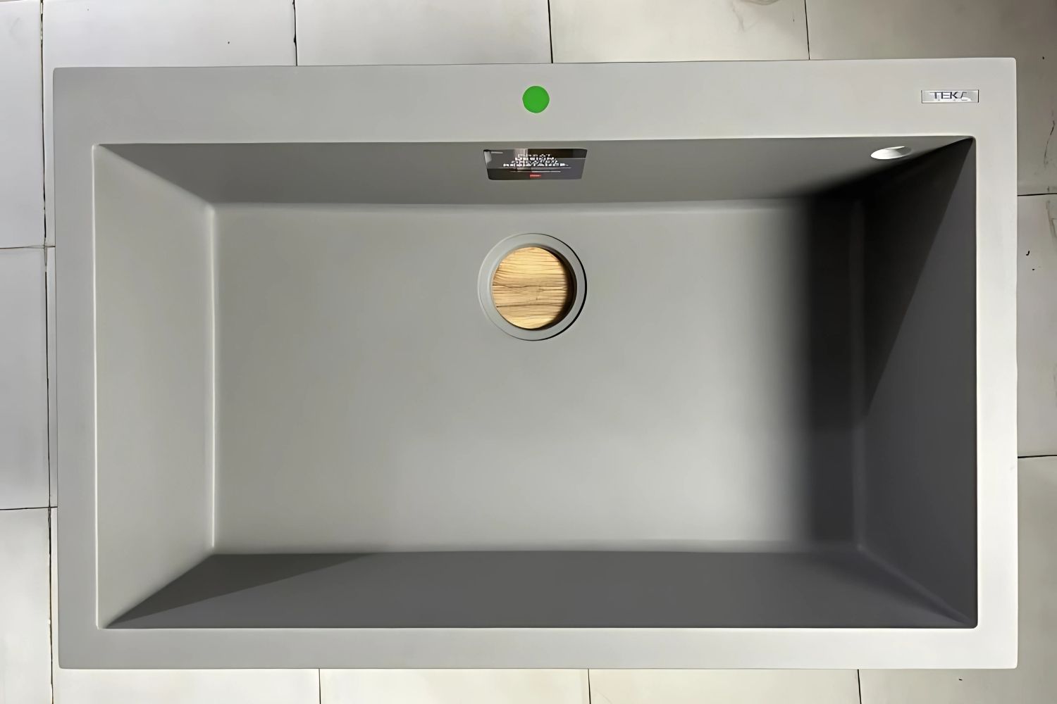 Chậu Rửa Bát 1 Hố Đá Teka FORSQUARE 72.40 TG | Màu Xám Xi Măng