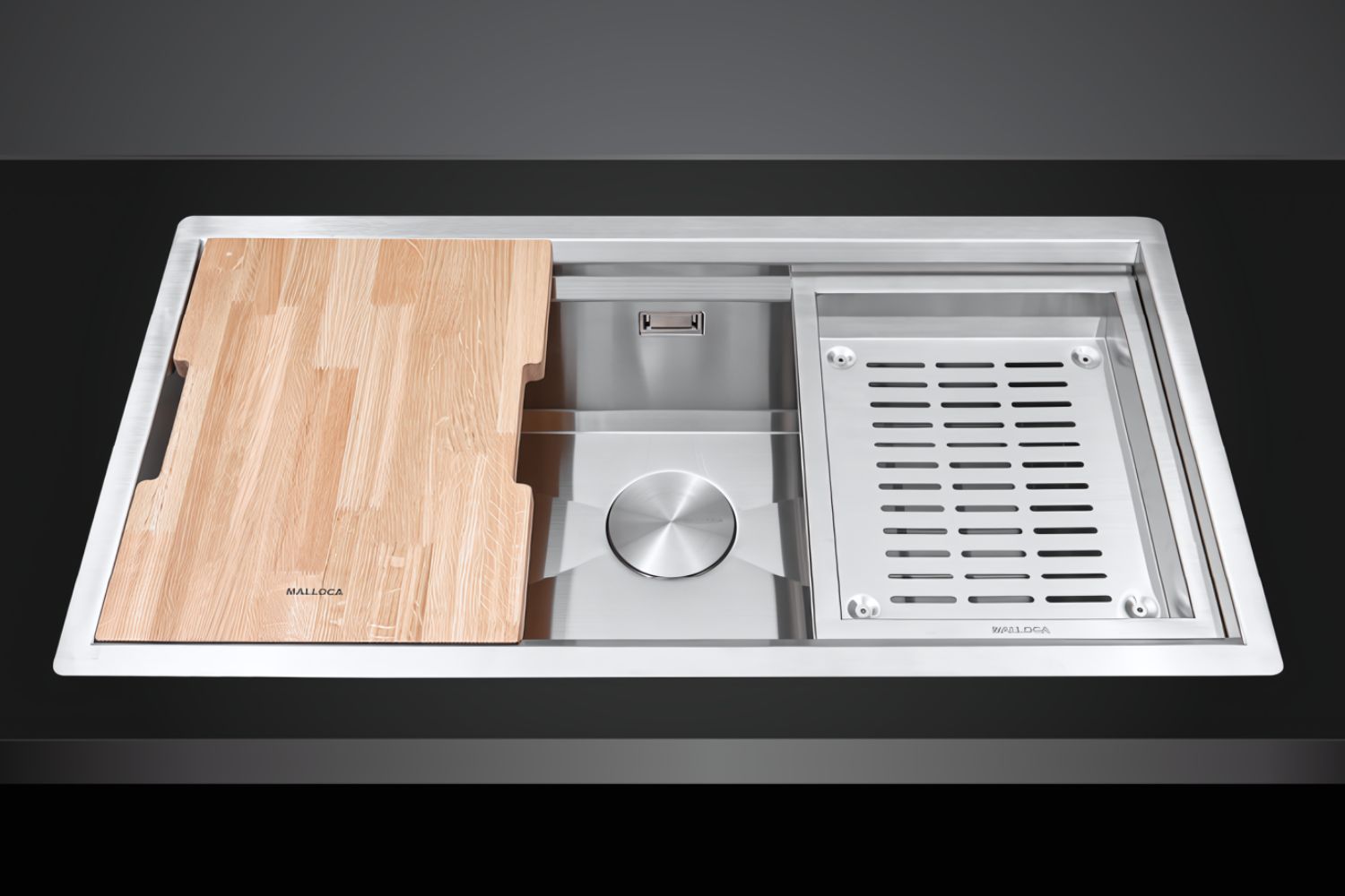 Chậu Rửa Bát 1 Hố Inox 304 Malloca Slide MS 781