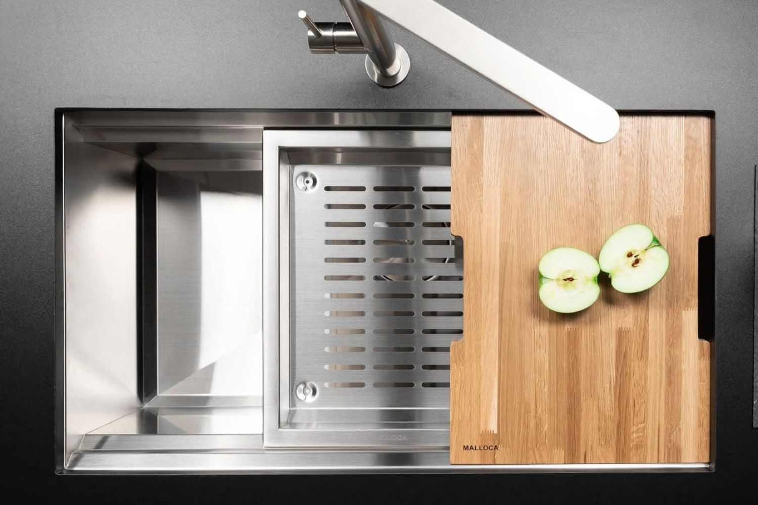 Chậu Rửa Bát 1 Hố Inox 304 Malloca Slide MS 781