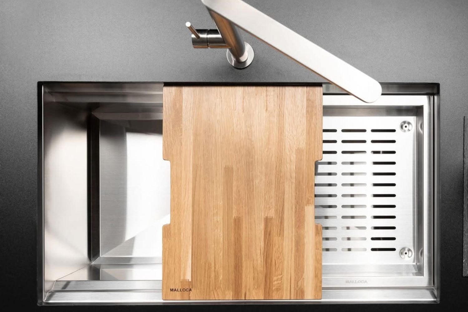 Chậu Rửa Bát 1 Hố Inox 304 Malloca Slide MS 781