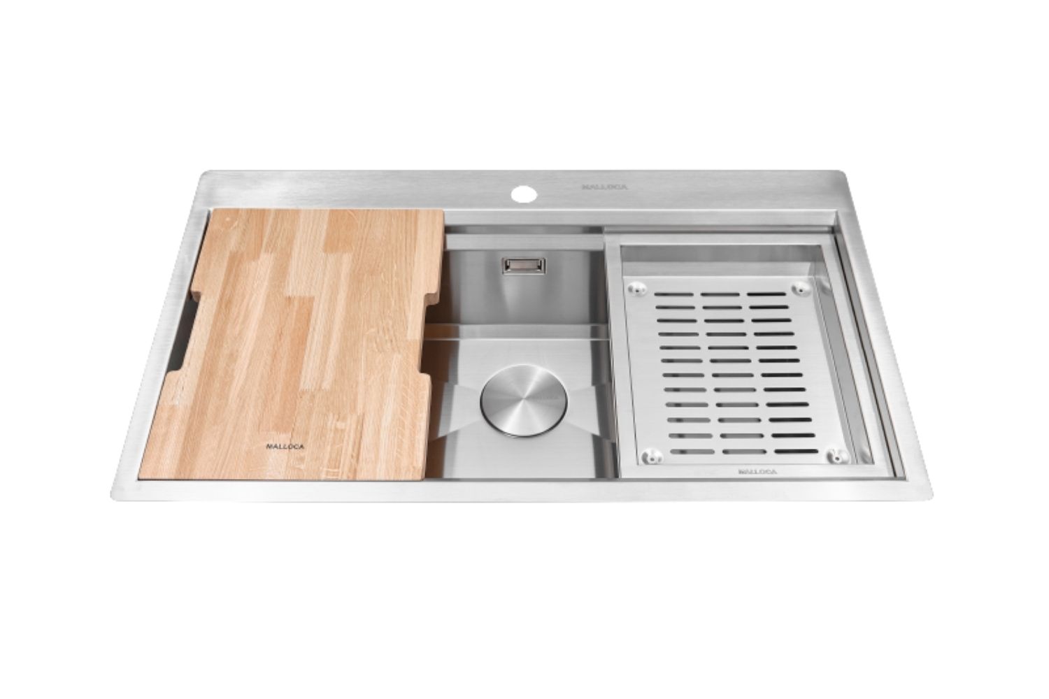 Chậu Rửa Bát 1 Hố Inox 304 Malloca Slide MS 861