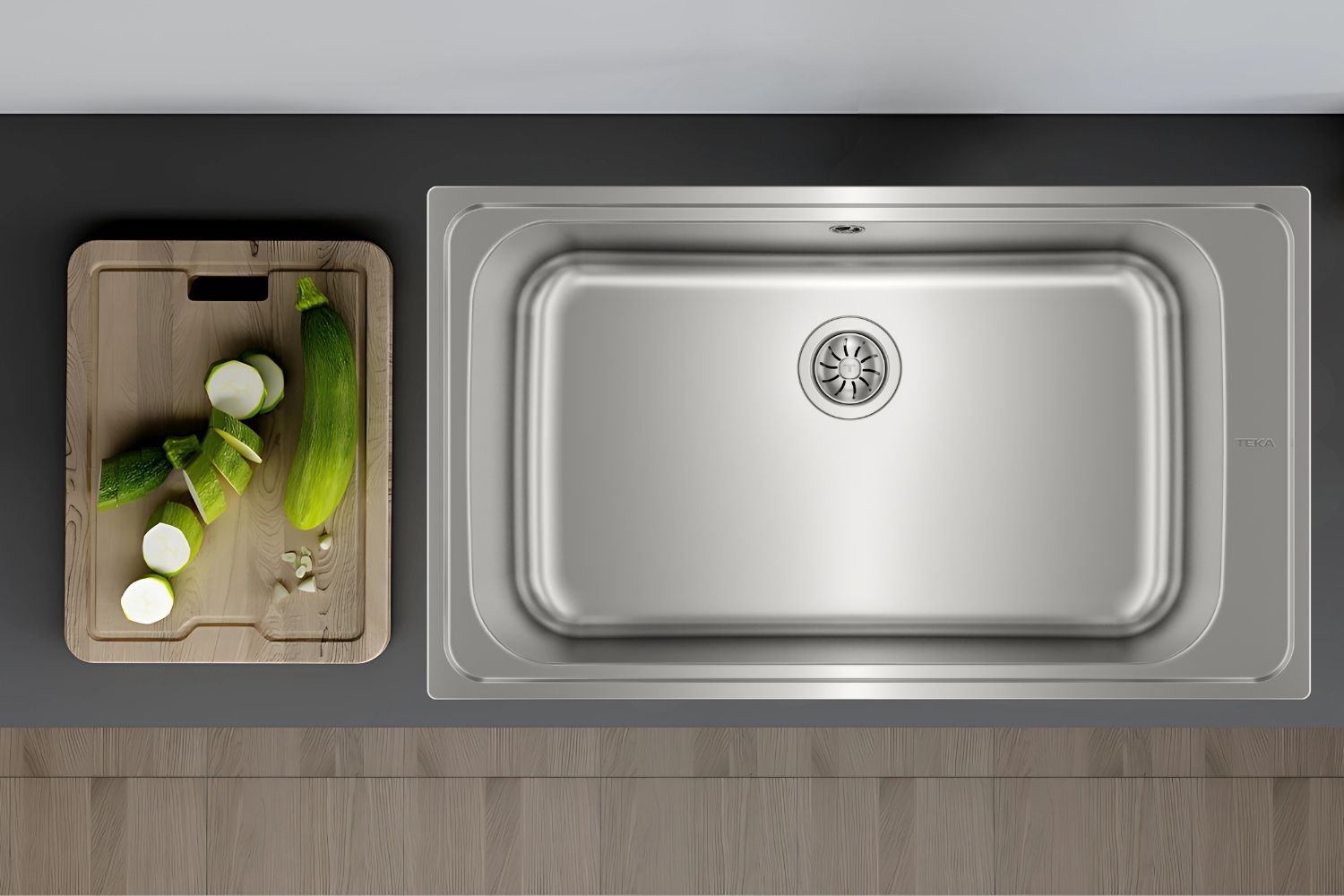 Chậu Rửa Bát 1 Hố Inox 304 Teka BАНІА 1B PLUS