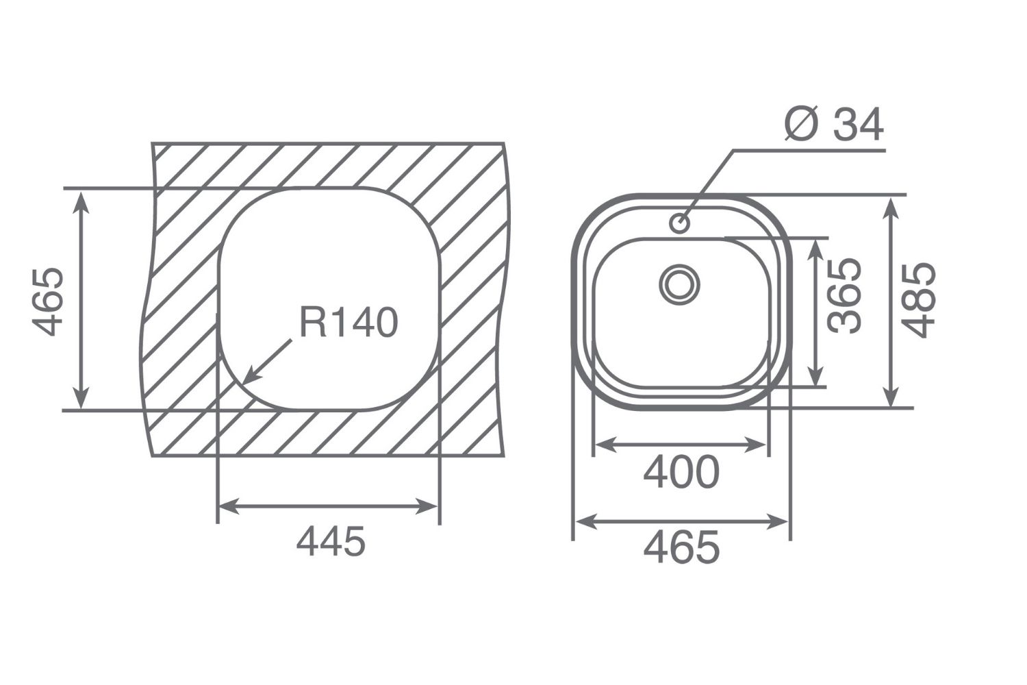Chậu Rửa Bát 1 Hố Inox 304 Teka STYLO 1B