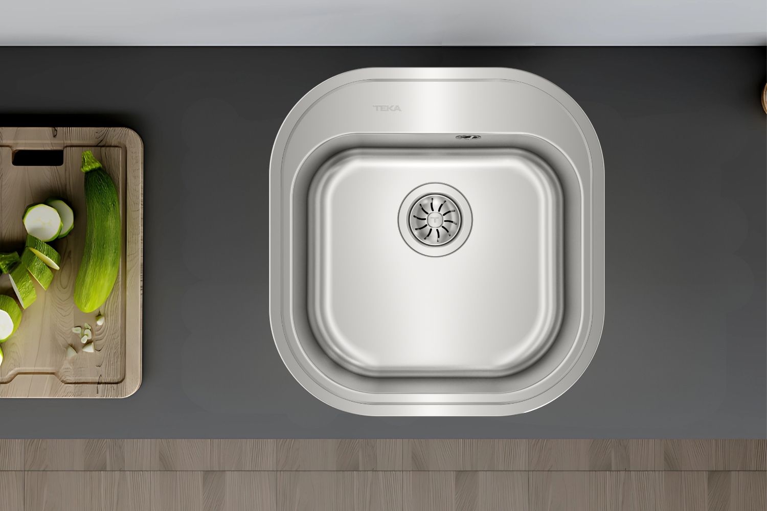 Chậu Rửa Bát 1 Hố Inox 304 Teka STYLO 1B