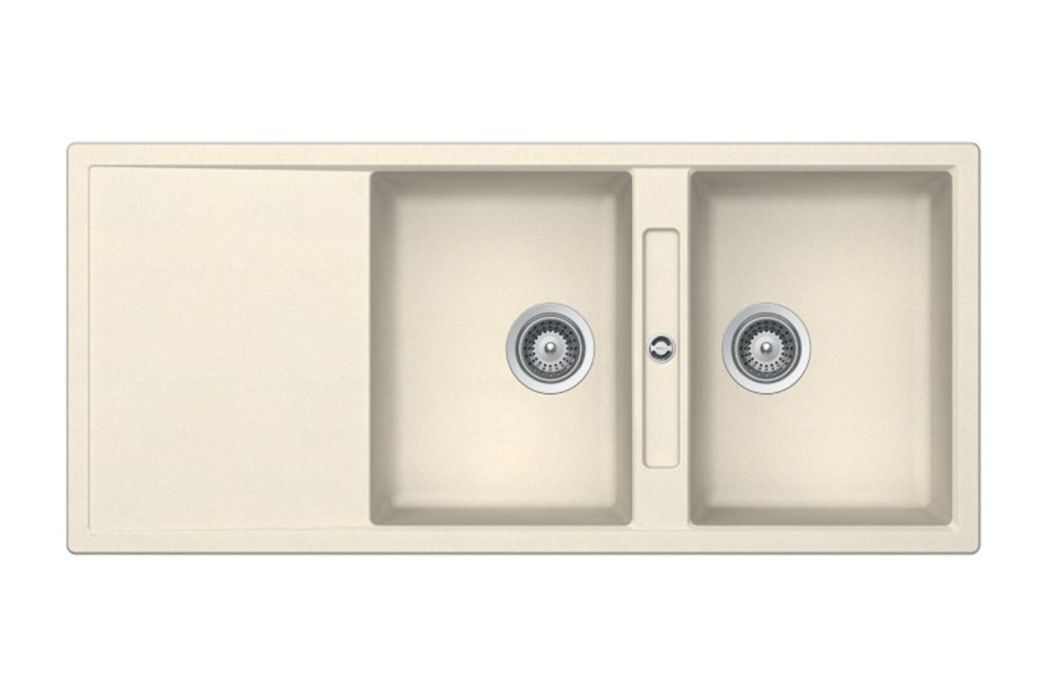 Chậu Rửa Bát 2 Hố Bằng Đá Granite Hafele HS20-GKD2S80 (570.33.430) | Màu Kem