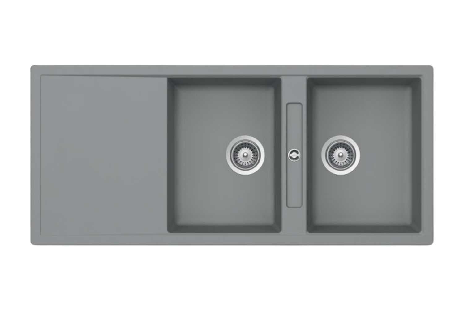 Chậu Rửa Bát 2 Hố Bằng Đá Granite Hafele HS20-GKD2S80 (570.33.530) | Màu Xám