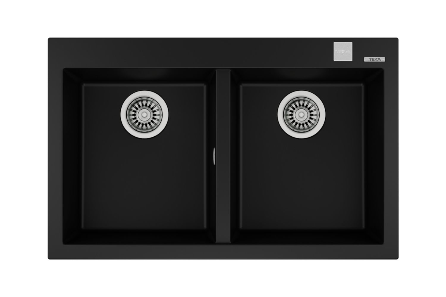 Chậu Rửa Bát 2 Hố Đá Teka FORSQUARE 2B 790 TG 115260014 | Màu Đen