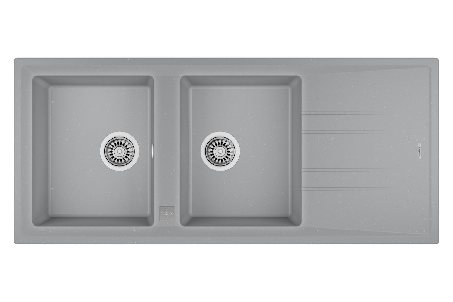 Chậu Rửa Bát 2 Hố Đá Teka STONE 80B-TG 2B 1D 115400008 | Màu Xám