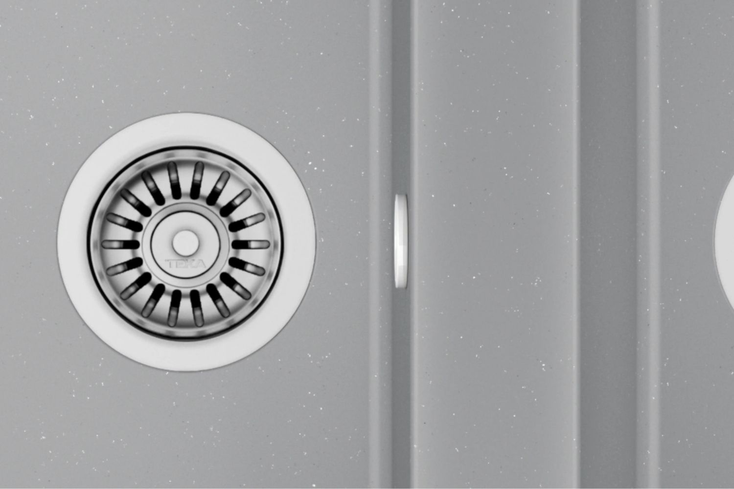 Chậu Rửa Bát 2 Hố Đá Teka STONE 80B-TG 2B 1D 115400008 | Màu Xám