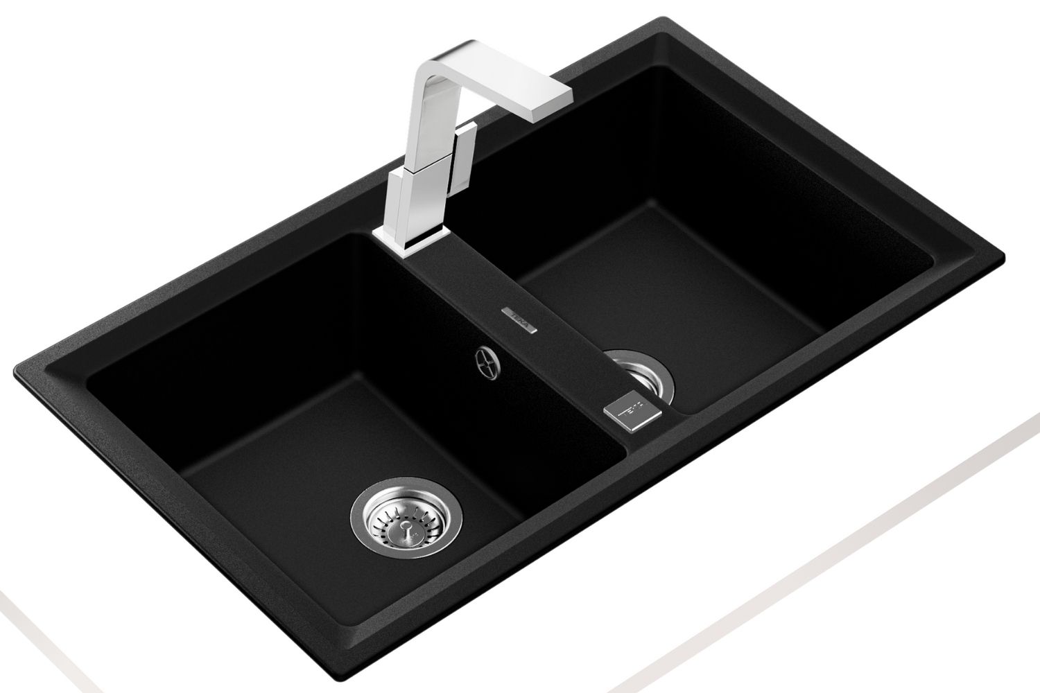 Chậu Rửa Bát 2 Hố Đá Teka STONE 90 B-TG 2B 115260013 | Màu Xám Đen