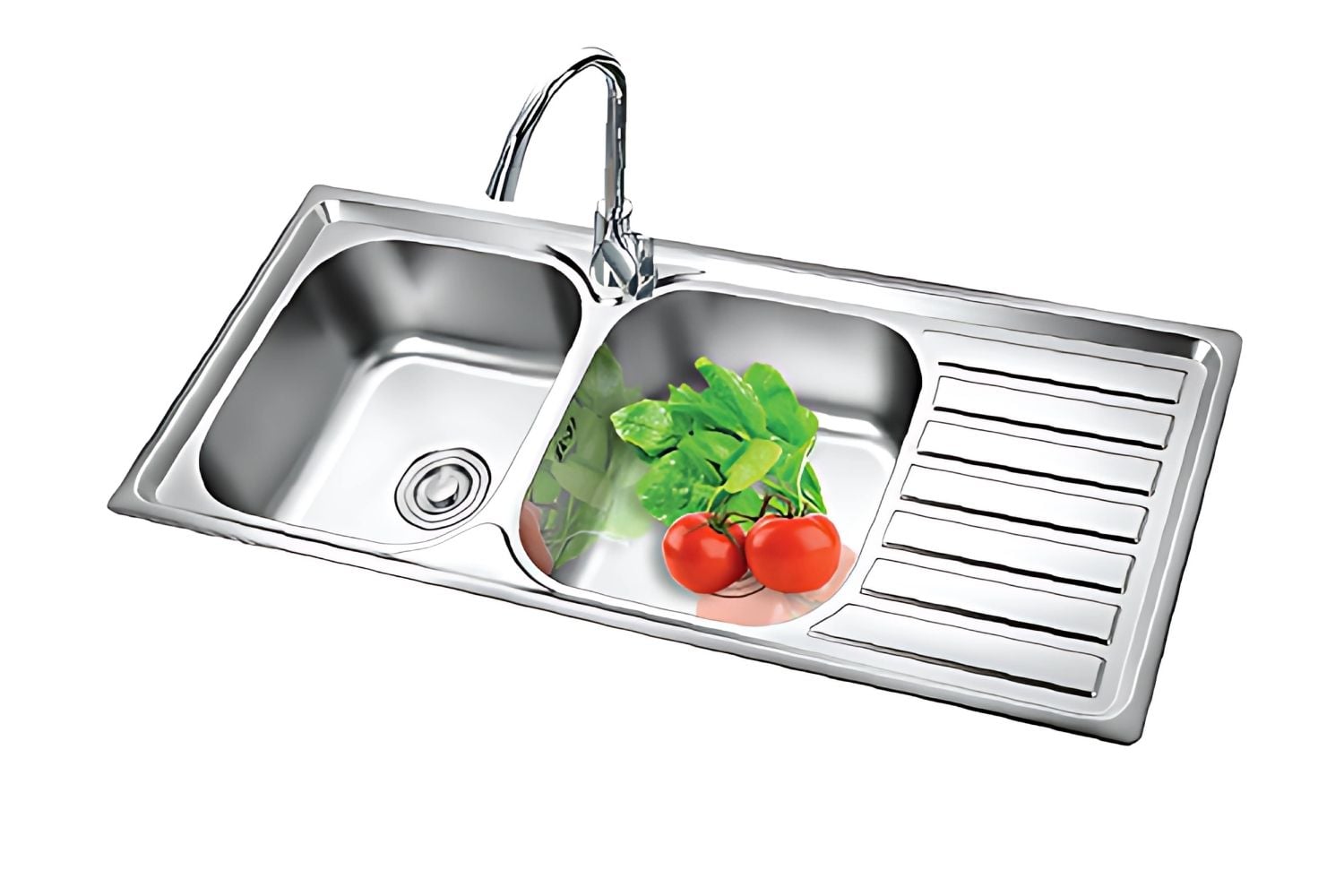 Chậu Rửa Bát 2 Hố Inox 304 Eurosun SKYLAND EU-10545S