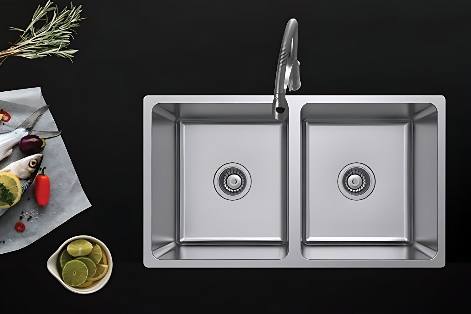 Chậu Rửa Bát 2 Hố Inox 304 Hafele HS19-SSN2S90S 567.23.020