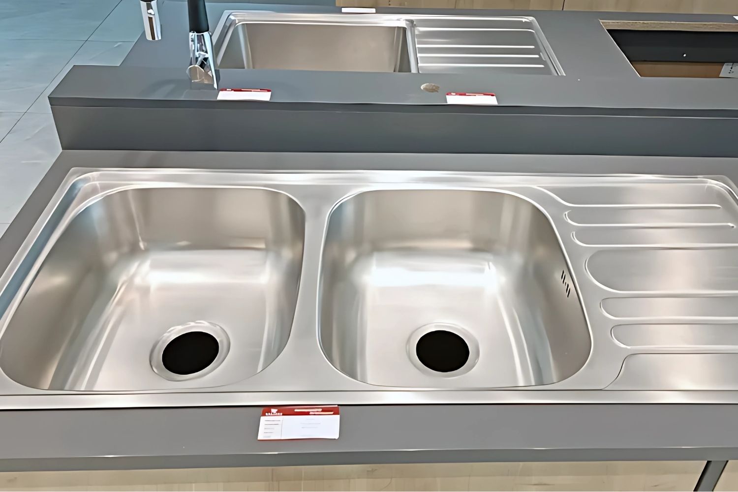 Chậu Rửa Bát 2 Hố Inox 304 Hafele HS20-SSD2R90 567.20.513