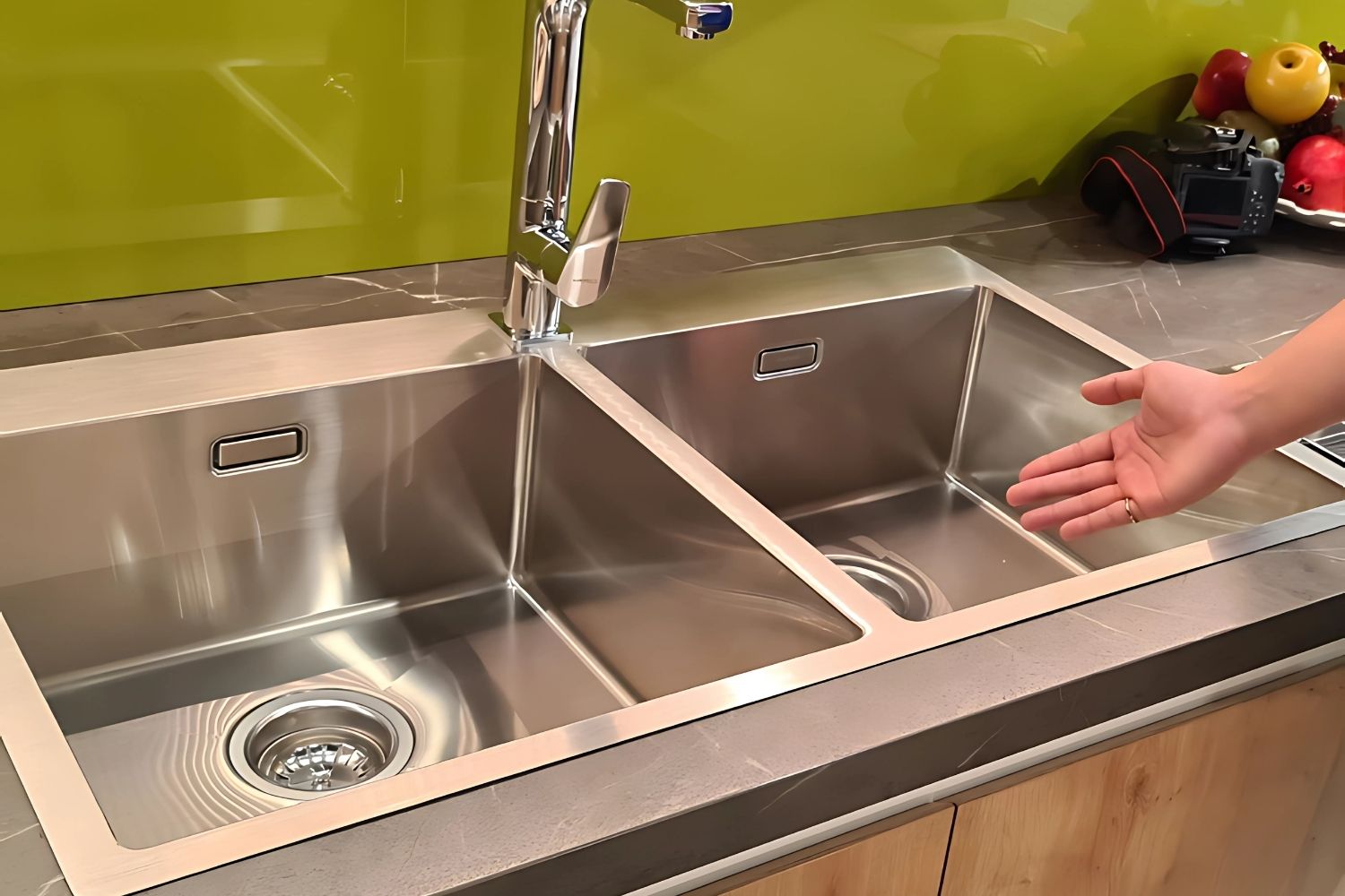 Chậu Rửa Bát 2 Hố Inox 304 Hafele HS20-SSN2S90 567.20.537