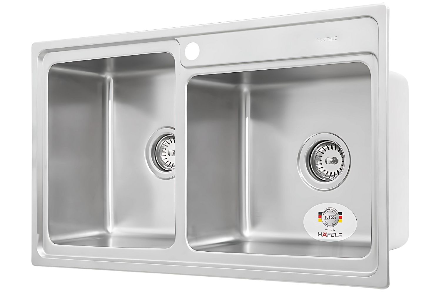 Chậu Rửa Bát 2 Hố Inox 304 Hafele HS20-SSN2S90L 567.20.546