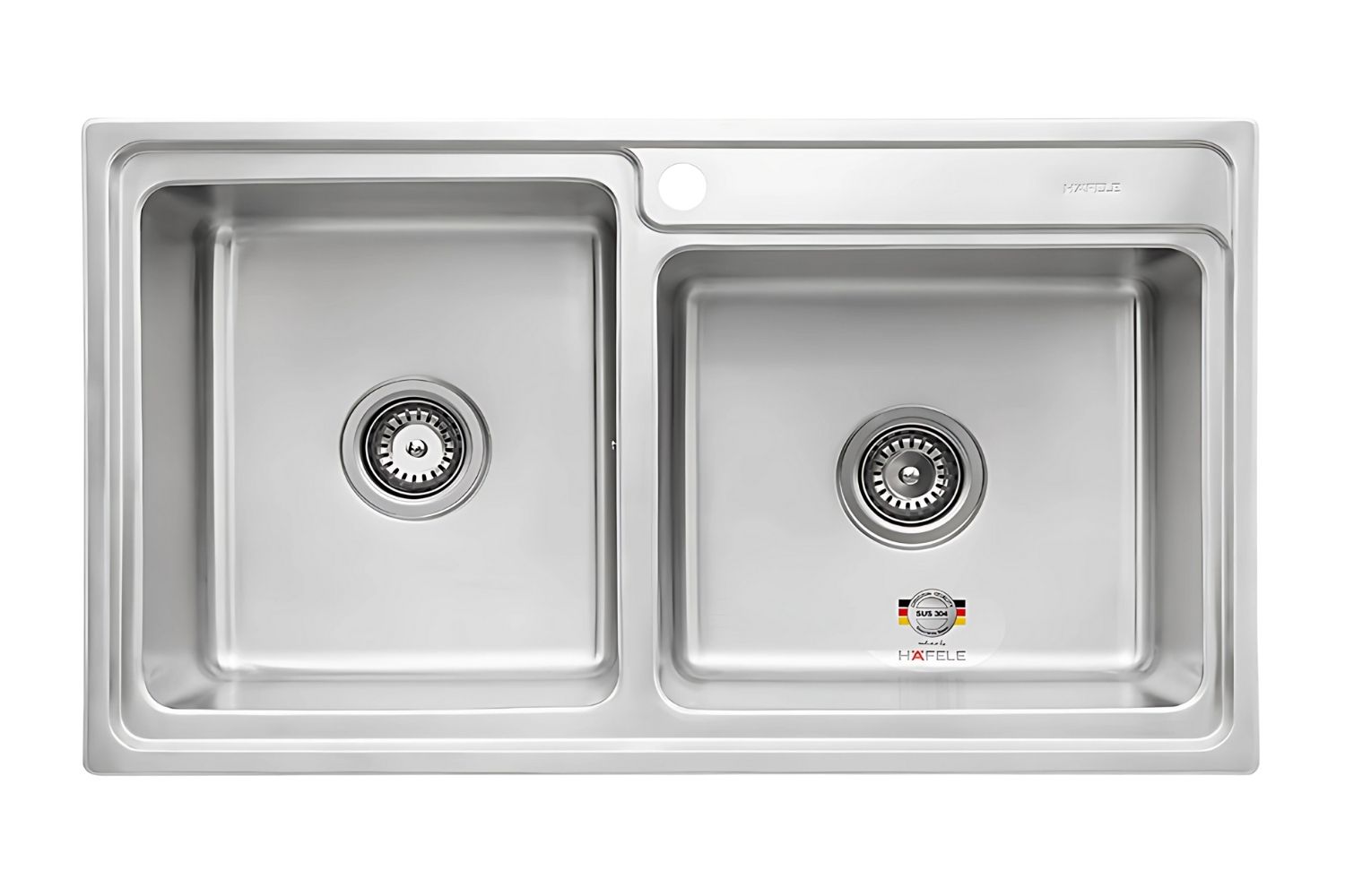 Chậu Rửa Bát 2 Hố Inox 304 Hafele HS20-SSN2S90L 567.20.546