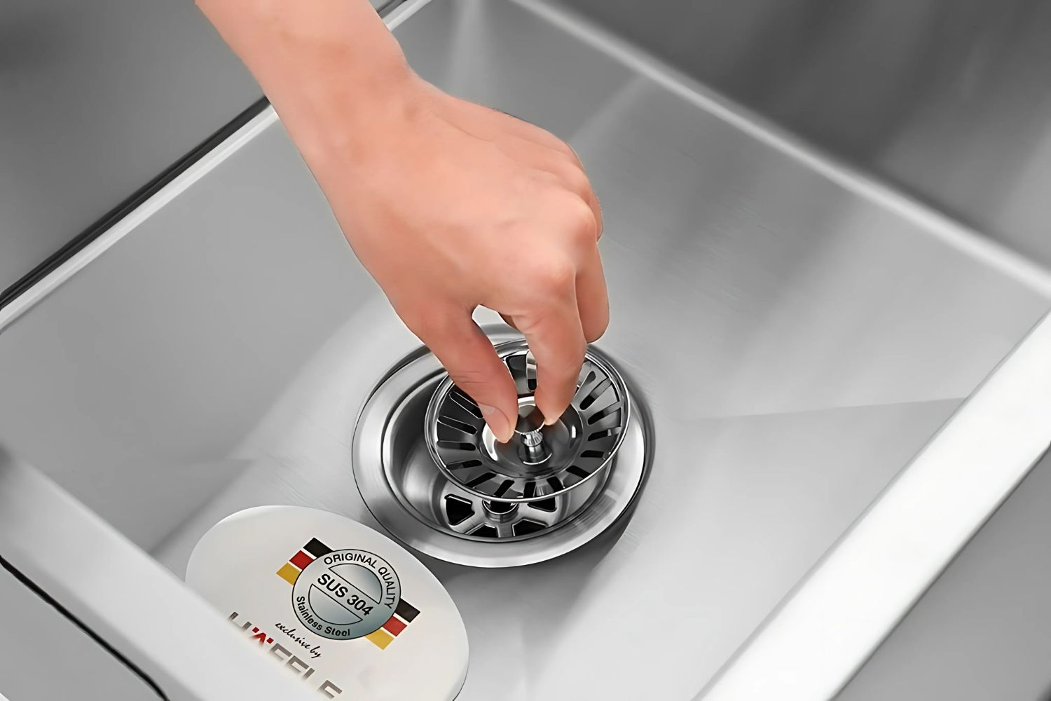 Chậu Rửa Bát 2 Hố Inox 304 Hafele HS21-SSD2S90L 567.94.050