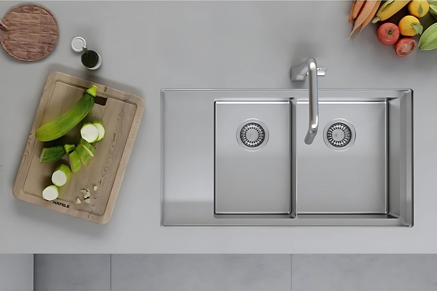 Chậu Rửa Bát 2 Hố Inox 304 Hafele HS21-SSD2S90M 567.94.040