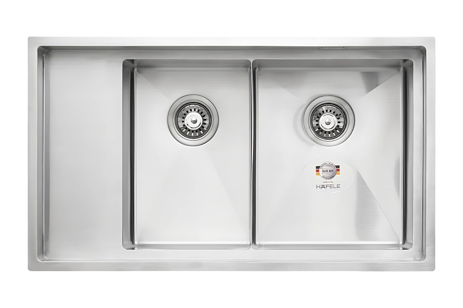 Chậu Rửa Bát 2 Hố Inox 304 Hafele HS21-SSD2S90M 567.94.040