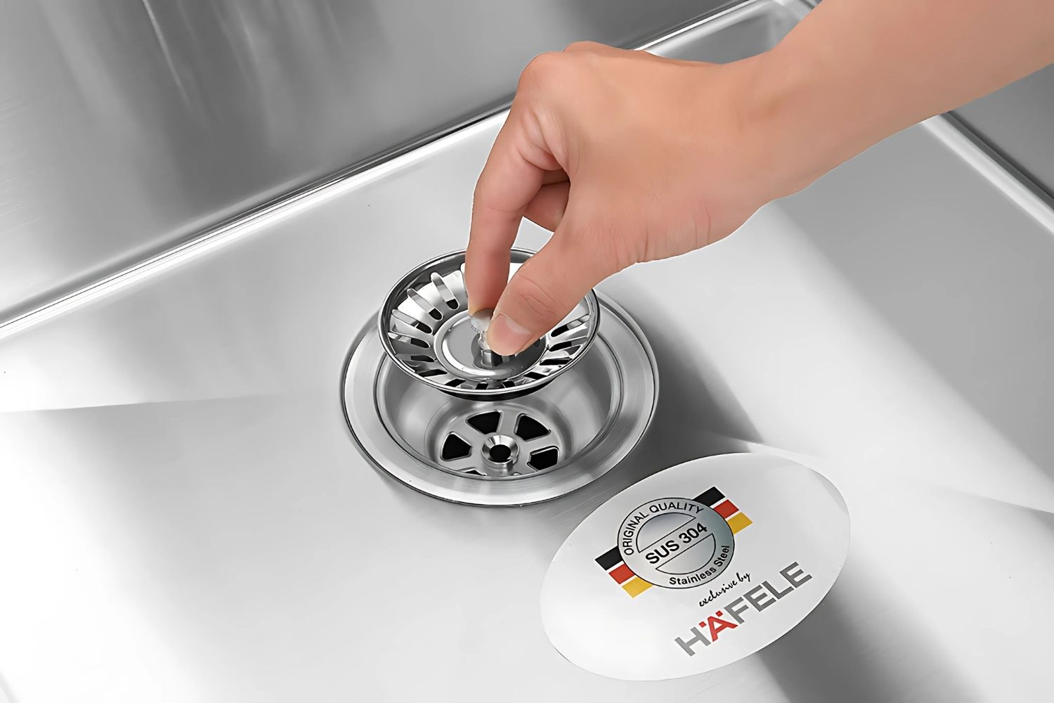 Chậu Rửa Bát 2 Hố Inox 304 Hafele HS21-SSN2S90 567.94.030