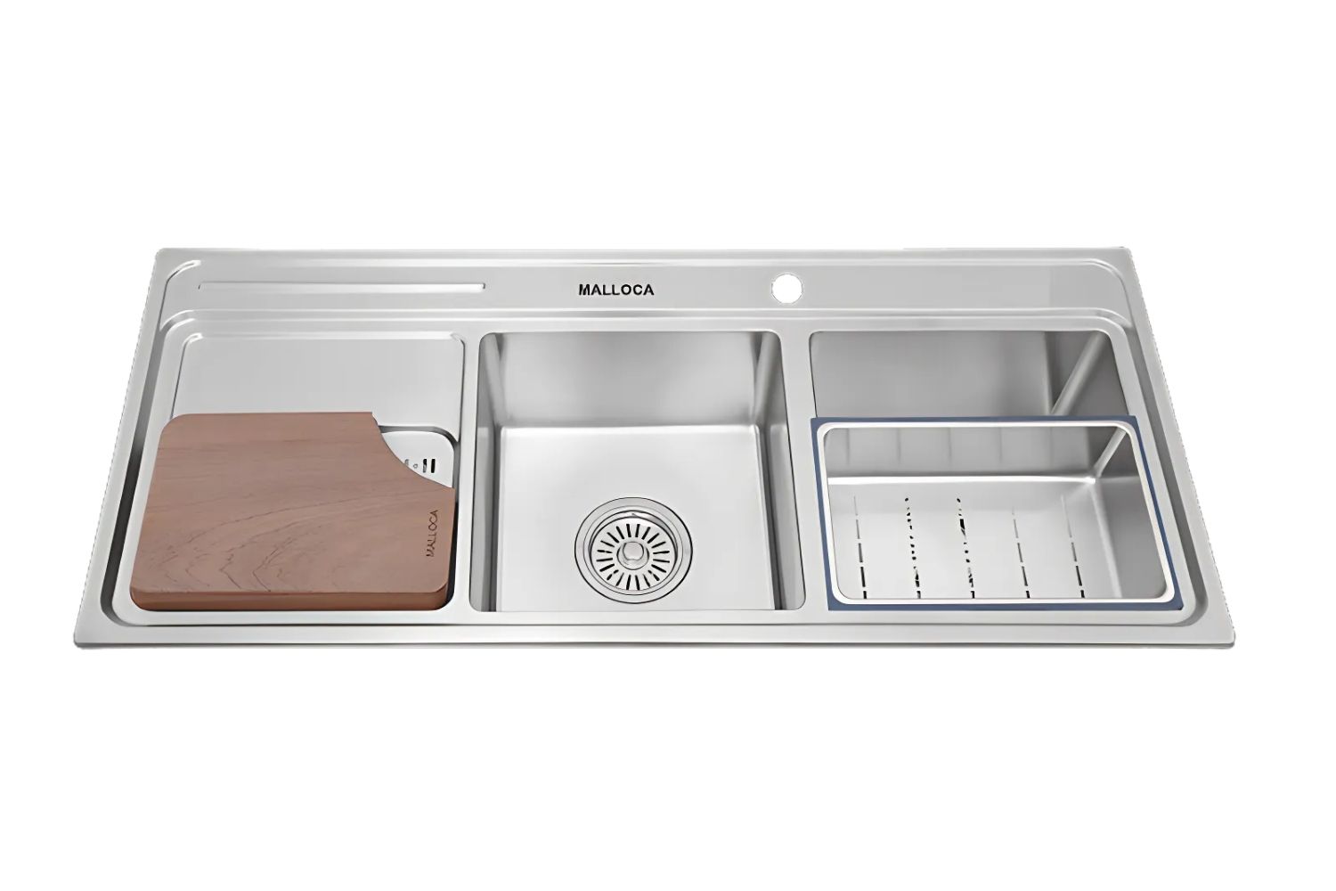 Chậu Rửa Bát 2 Hố Inox 304 Malloca MS 8816 N