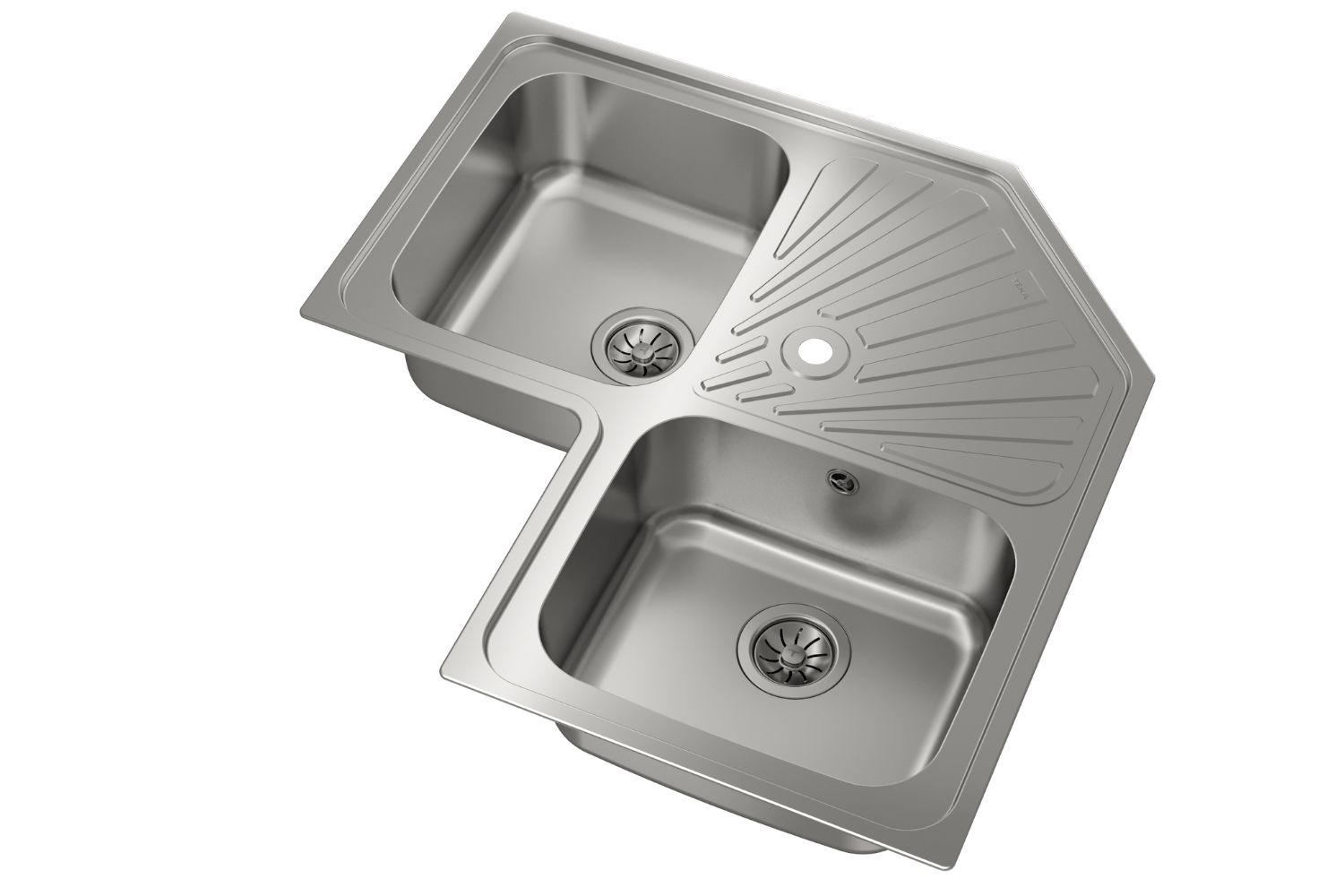 Chậu Rửa Bát 2 Hố Inox 304 Teka ANGULAR 2B