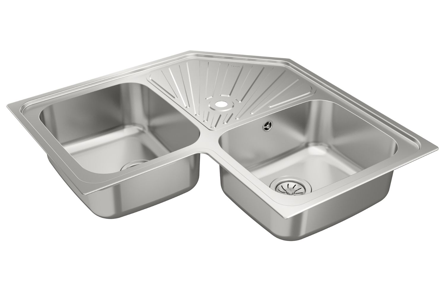 Chậu Rửa Bát 2 Hố Inox 304 Teka ANGULAR 2B